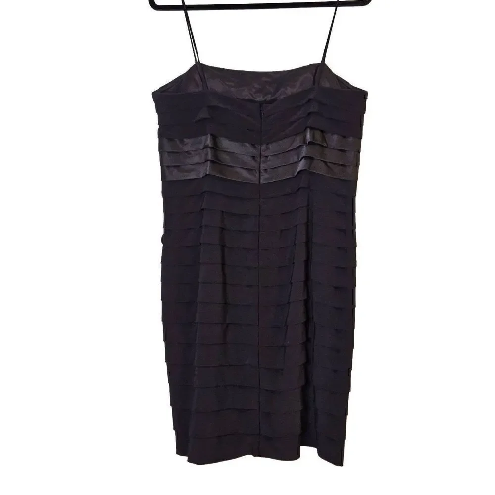 Anne Klein Black Speghetti Strap Dress. Size 14.